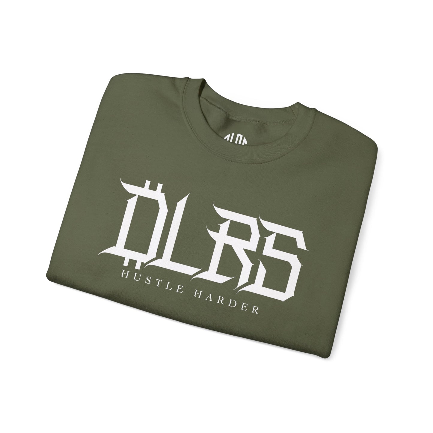 Hustle Harder DLRS Sweatshirt, Unisex Crewneck