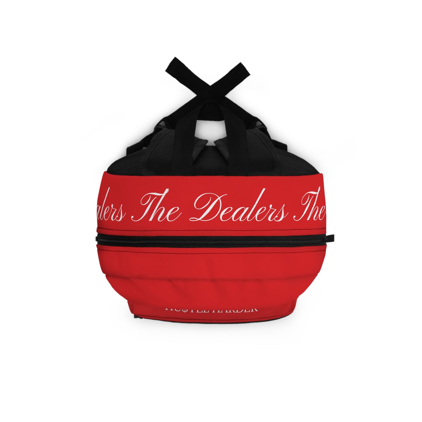 THE DEALERS (Red) Embroidered Backpack