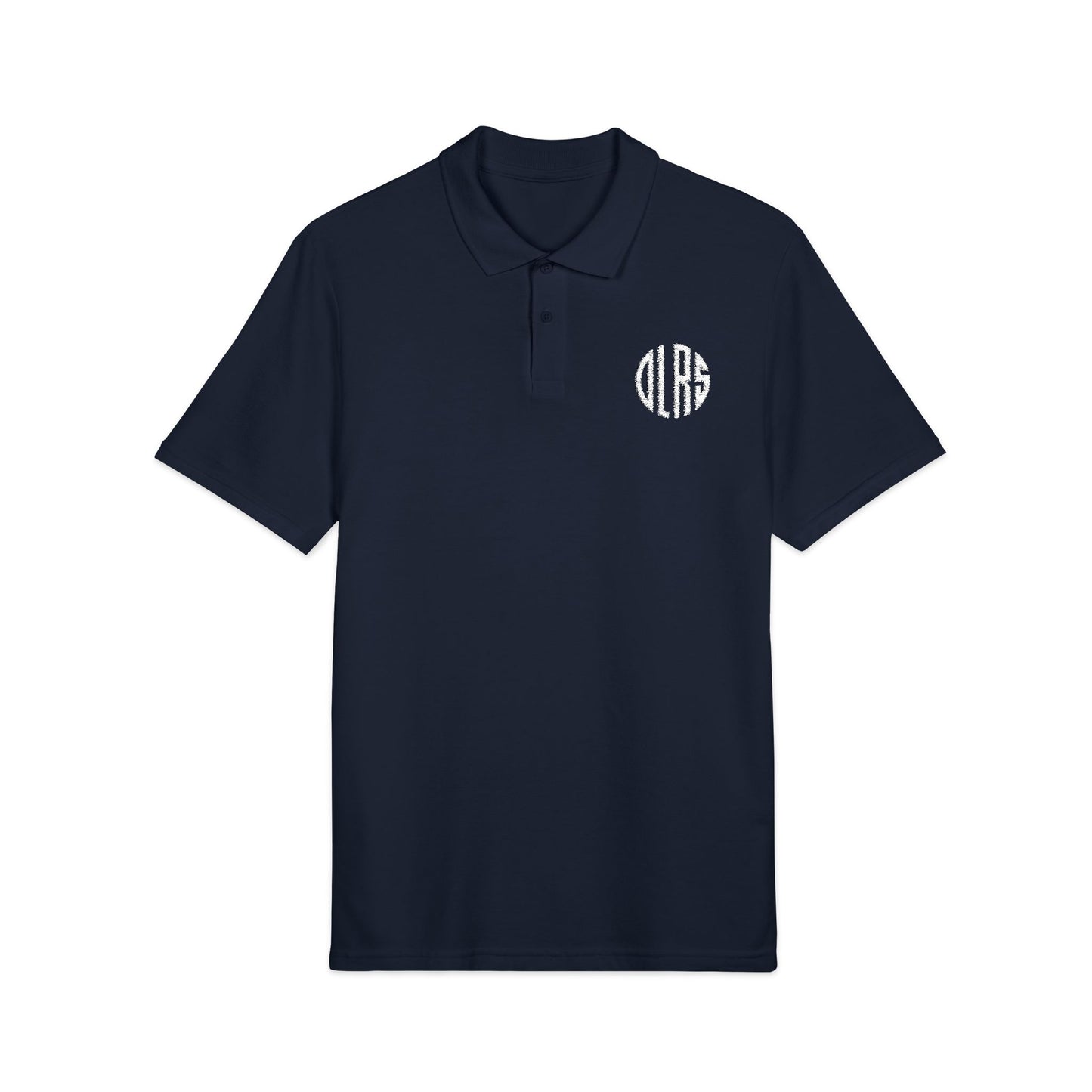 DLRS (White logo)Unisex Embroidered Polo Shirt