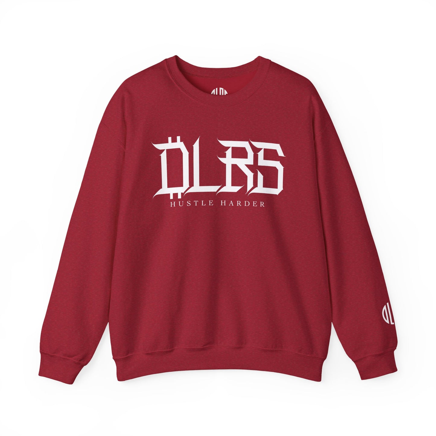 Hustle Harder DLRS Sweatshirt, Unisex Crewneck
