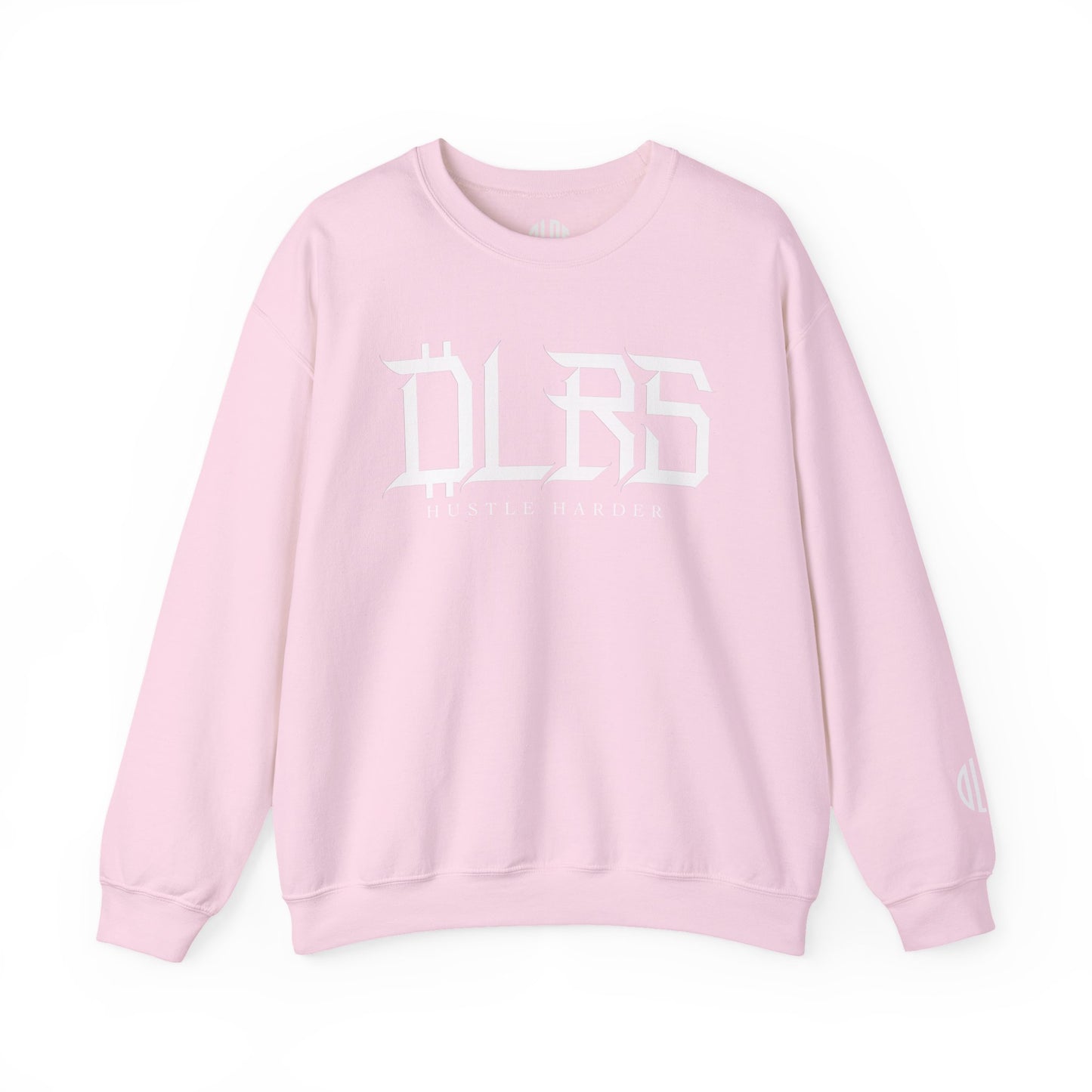 Hustle Harder DLRS Sweatshirt, Unisex Crewneck