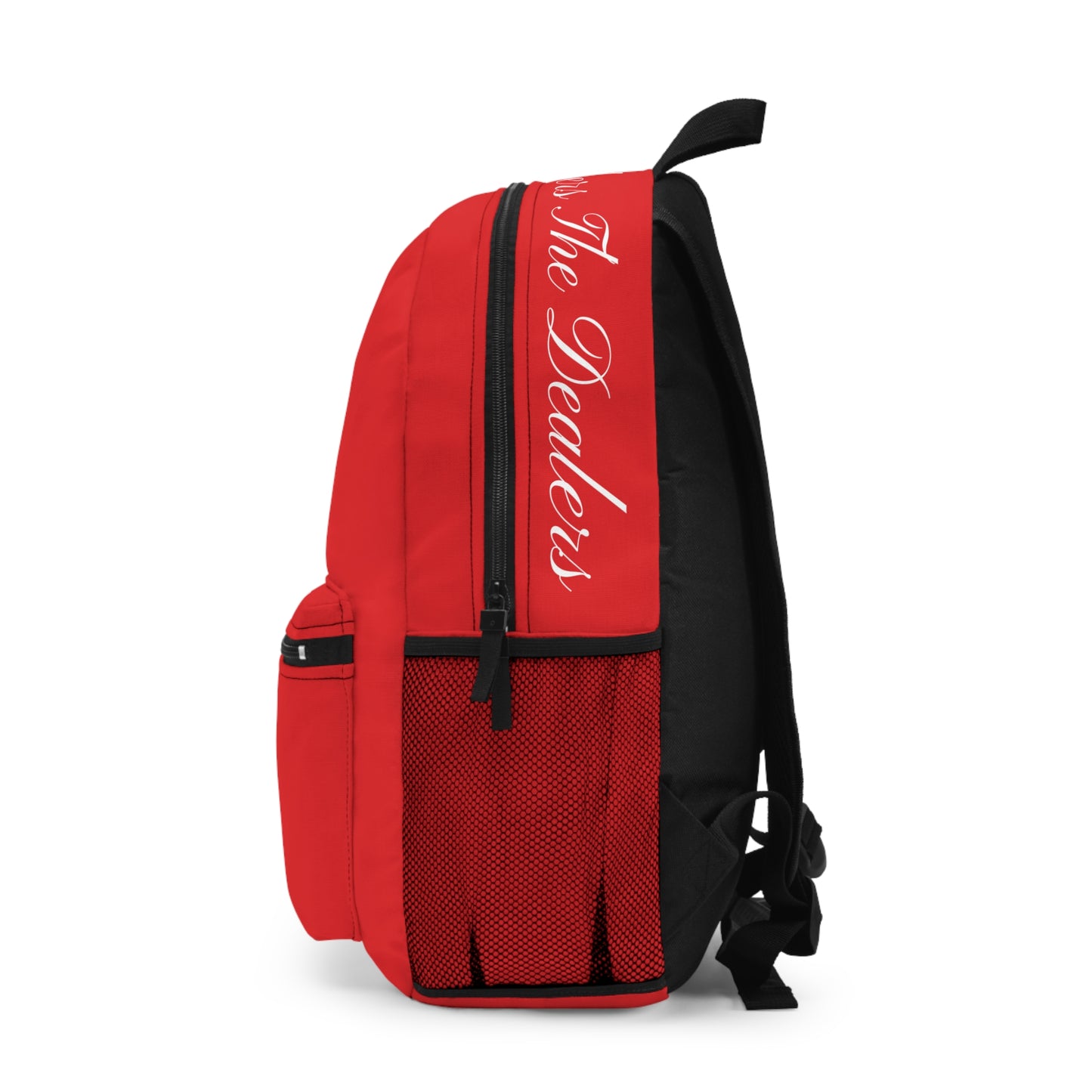 THE DEALERS (Red) Embroidered Backpack