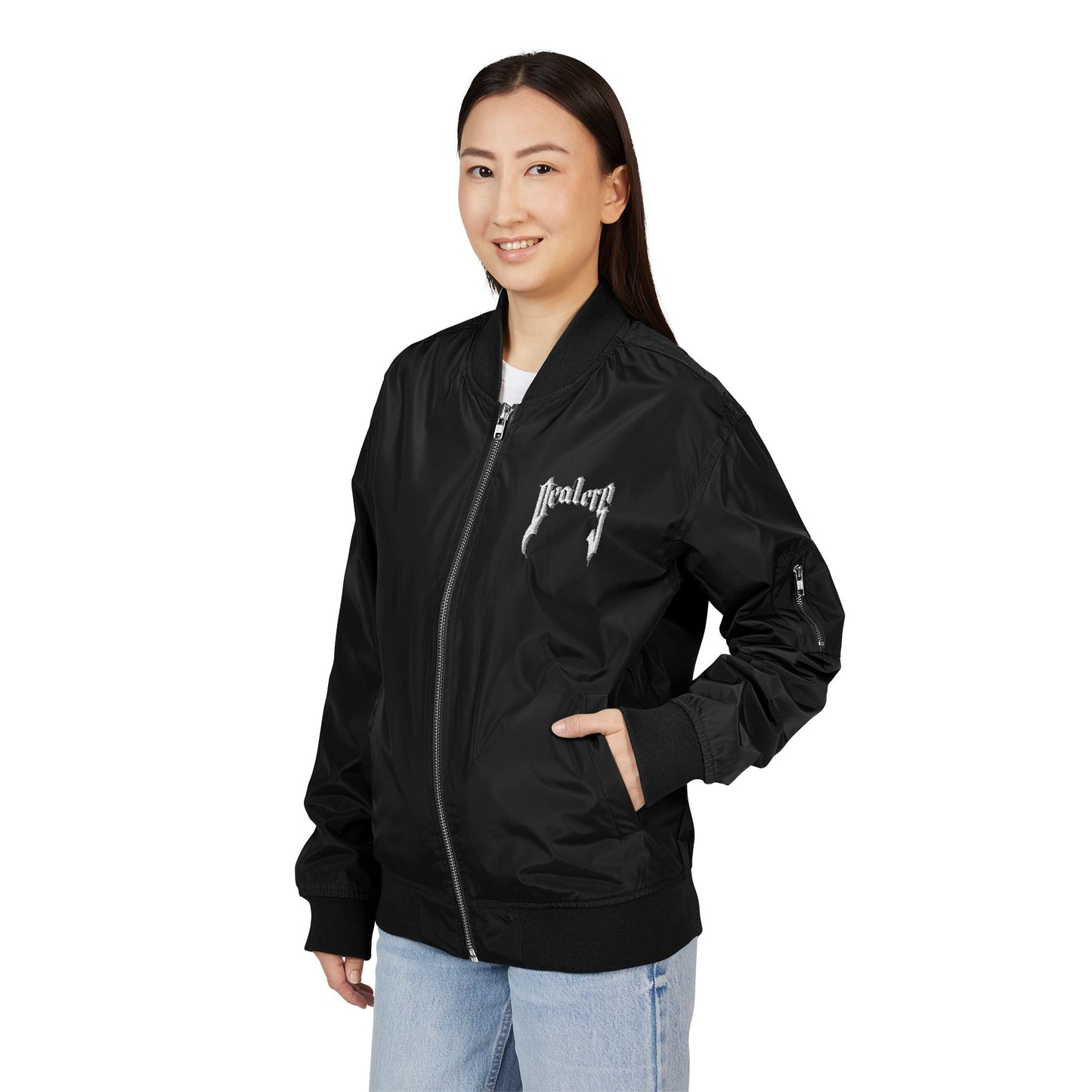 DEALERS Embroidered Bomber Jacket