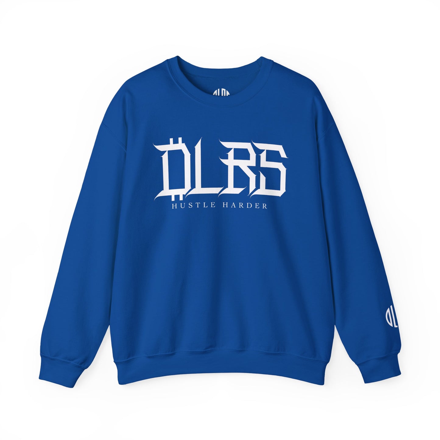 Hustle Harder DLRS Sweatshirt, Unisex Crewneck