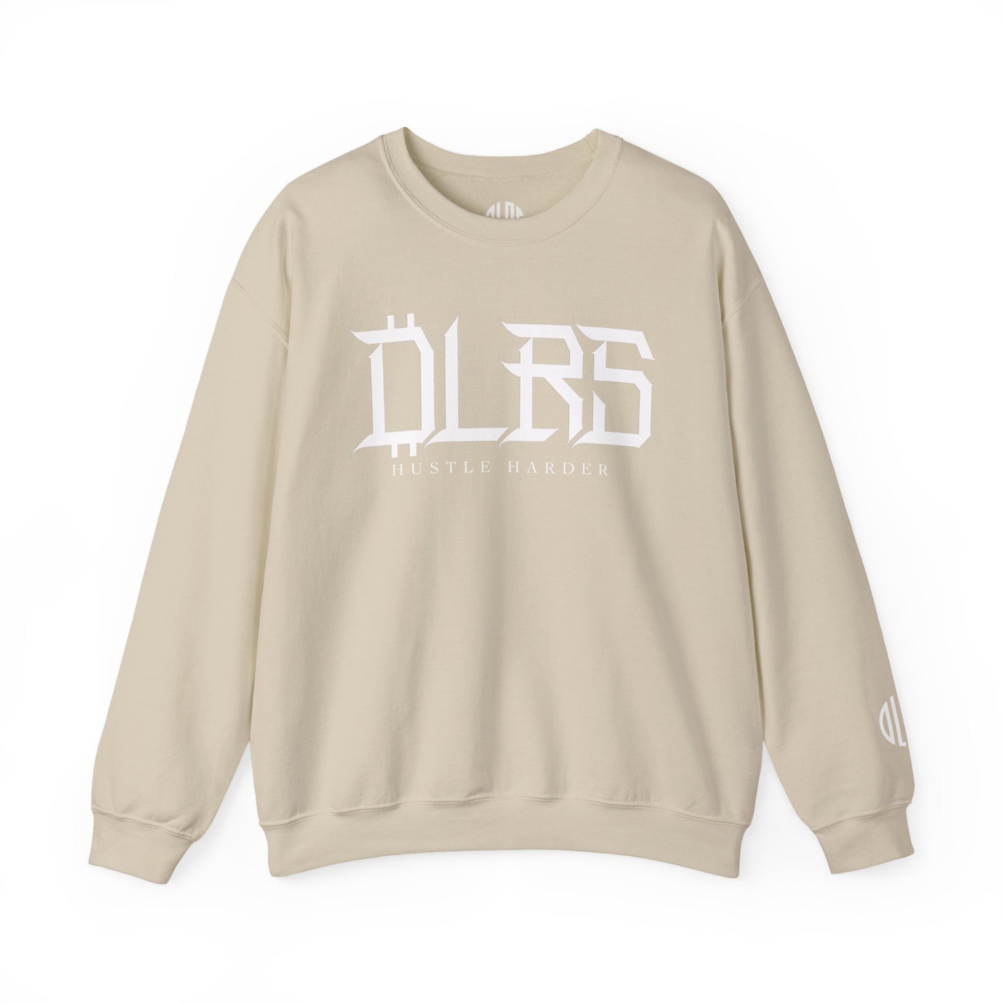 Hustle Harder DLRS Sweatshirt, Unisex Crewneck