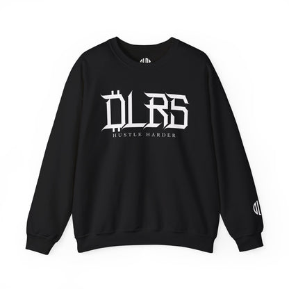 Hustle Harder DLRS  Sweatshirt, Unisex Crewneck