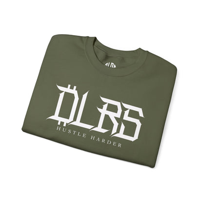 Hustle Harder DLRS  Sweatshirt, Unisex Crewneck