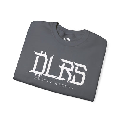 Hustle Harder DLRS  Sweatshirt, Unisex Crewneck