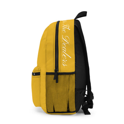 THE DEALERS (Yellow) Embroidered Backpack