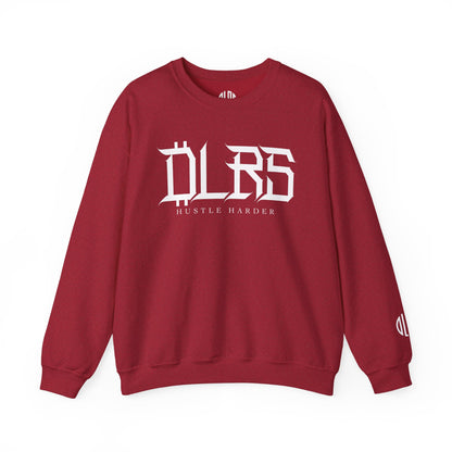 Hustle Harder DLRS  Sweatshirt, Unisex Crewneck