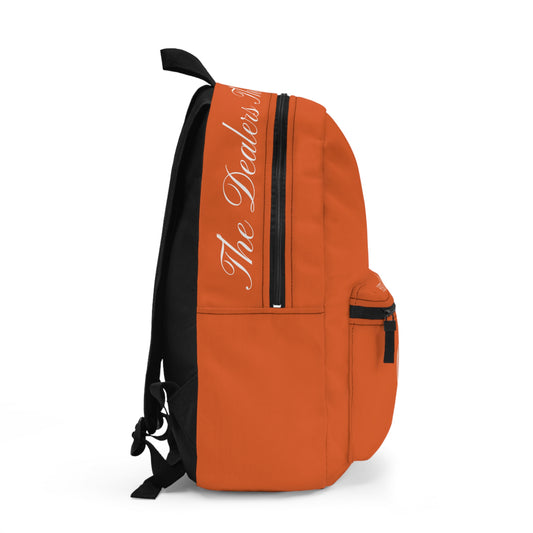 THE DEALERS (Orange) Embroidered Backpack