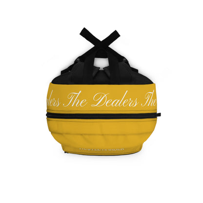 THE DEALERS (Yellow) Embroidered Backpack