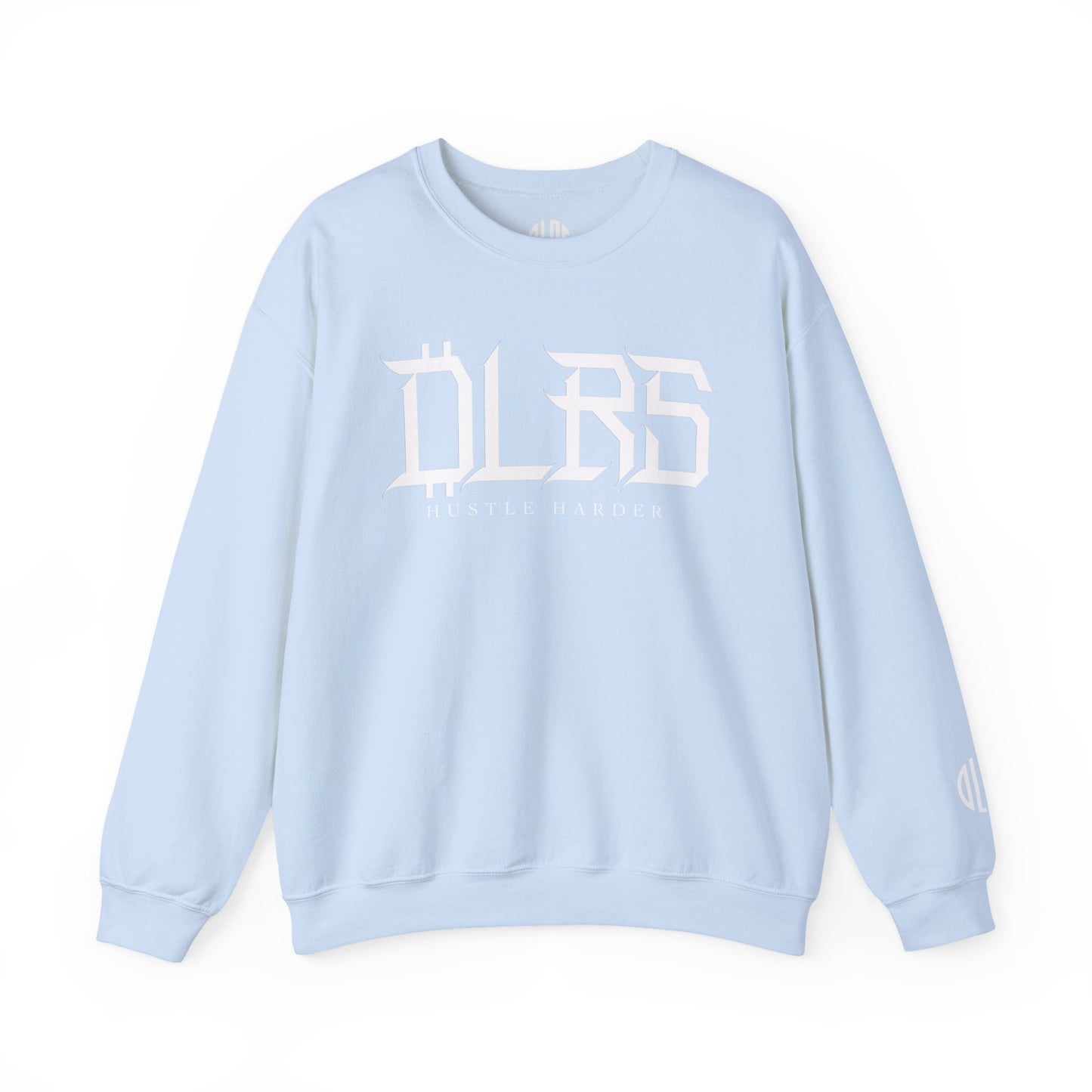 Hustle Harder DLRS  Sweatshirt, Unisex Crewneck