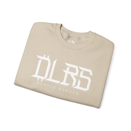 Hustle Harder DLRS  Sweatshirt, Unisex Crewneck