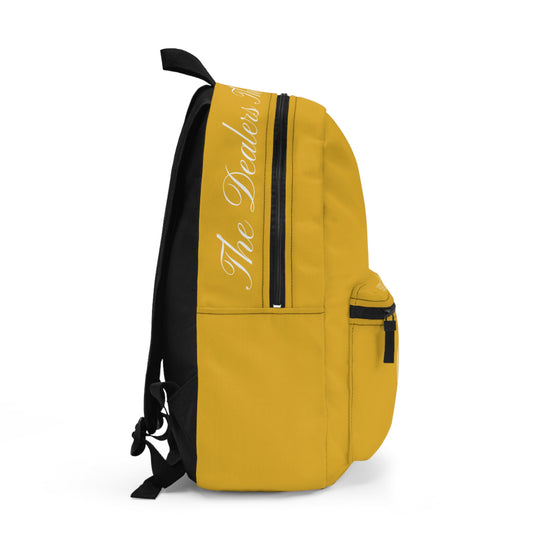 THE DEALERS (Yellow) Embroidered Backpack