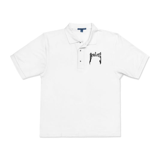 DEALERS custom font Embroidered Unisex Polo Shirt