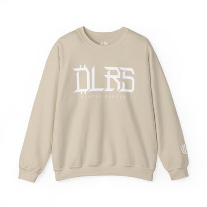 Hustle Harder DLRS  Sweatshirt, Unisex Crewneck