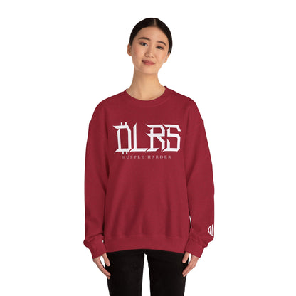 Hustle Harder DLRS  Sweatshirt, Unisex Crewneck